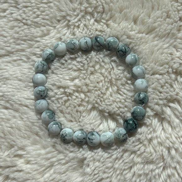 Moss Agate Crystal Bracelet Emotional Balance | Grounding Energy | Abundance | - Picture 3 of 3
